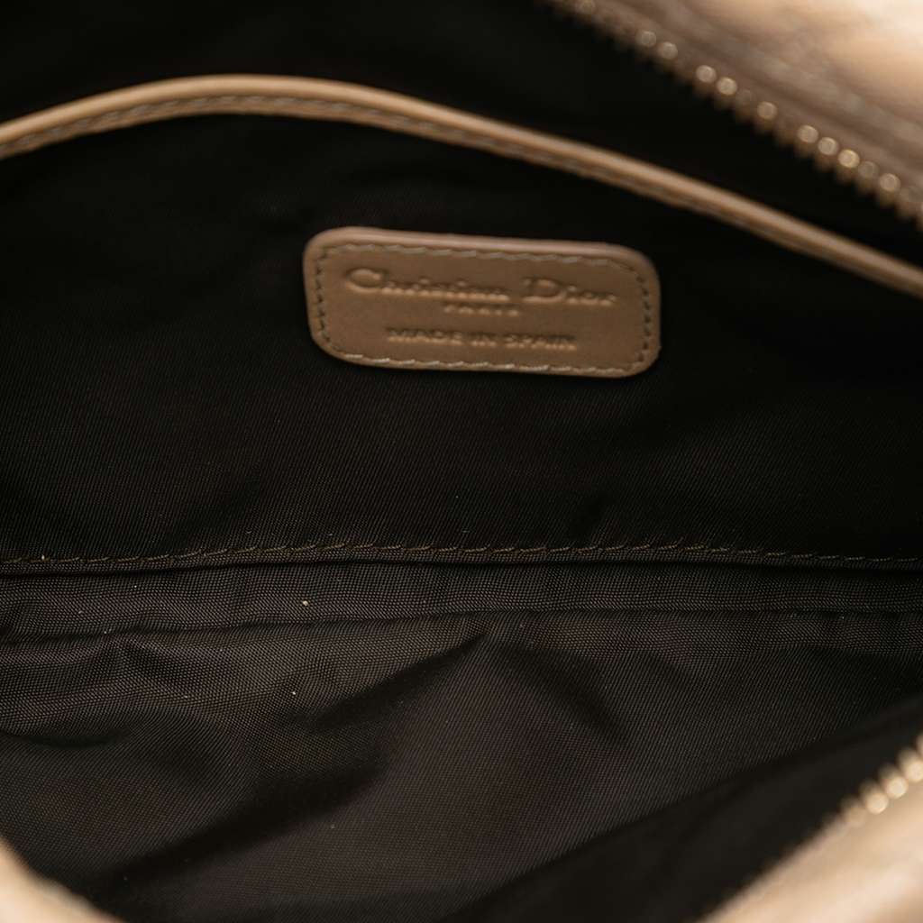 Dior Coated Canvas Cannage Lady Dior Panarea Clutch - 4