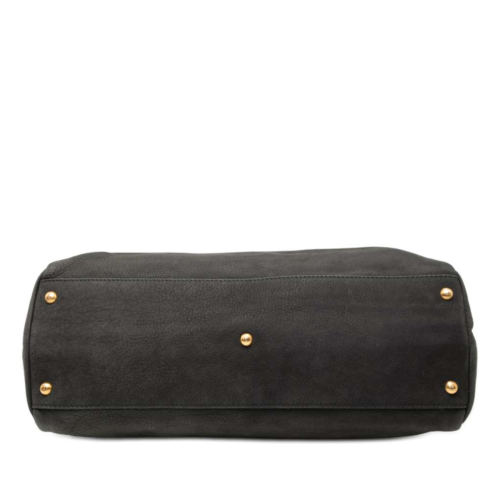 Fendi Large Nubuck Peekaboo Iconic Satchel - 3