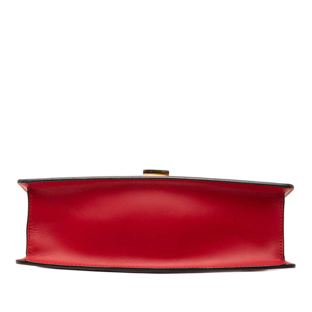 Gucci Small Leather Sylvie Web Satchel - 3