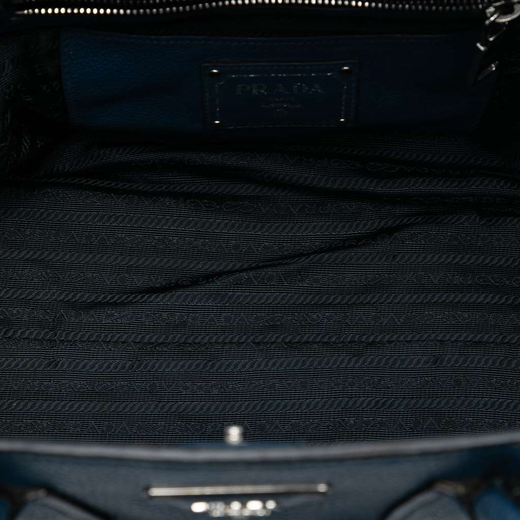 Prada Vitello Daino Front Pocket Open Convertible Tote - 4