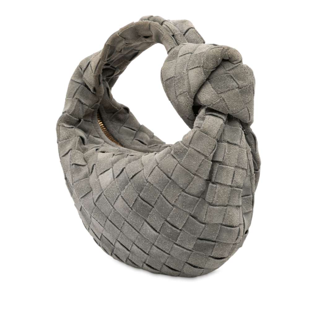 Bottega Veneta Mini Suede Intrecciato Jodie - 2