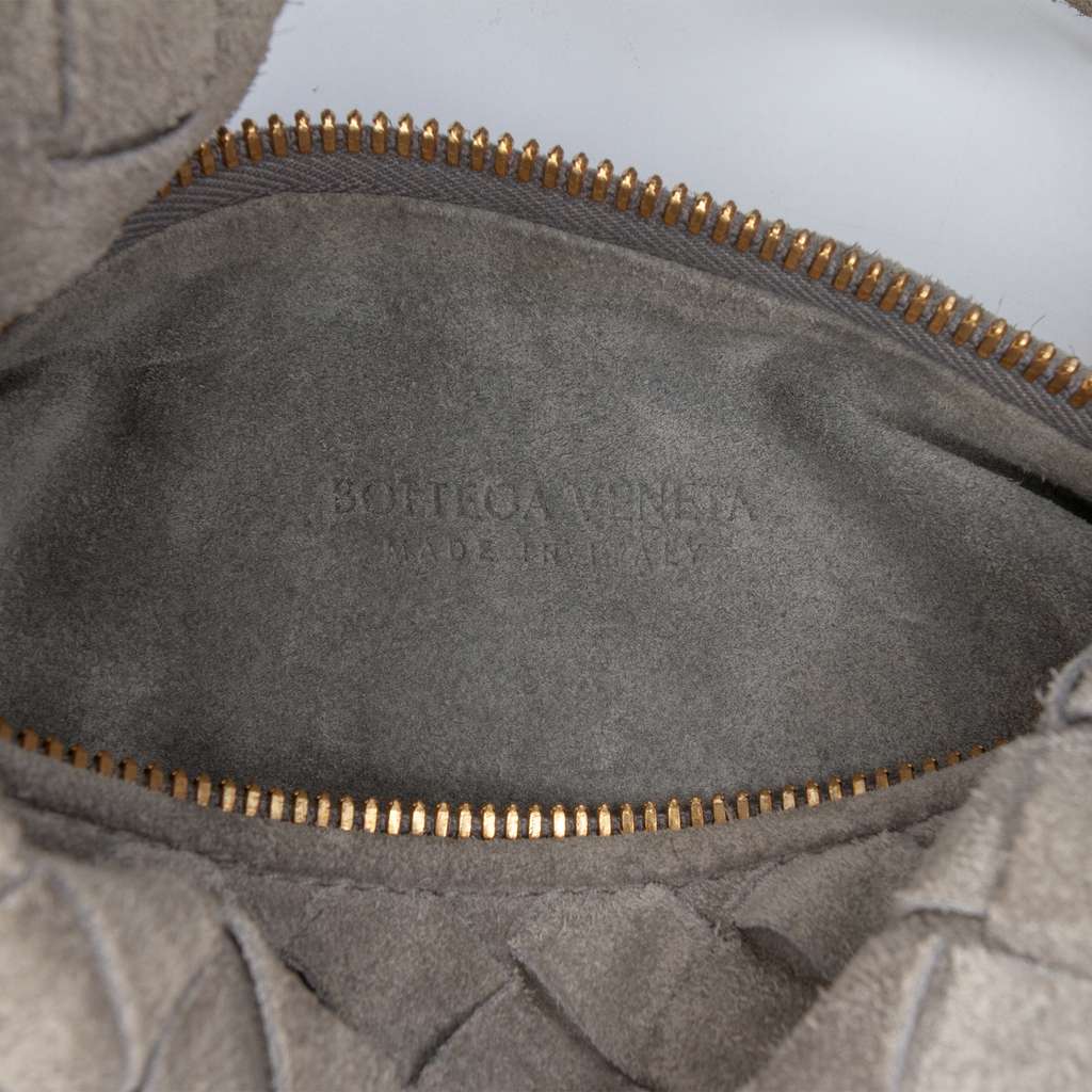 Bottega Veneta Mini Suede Intrecciato Jodie - 5