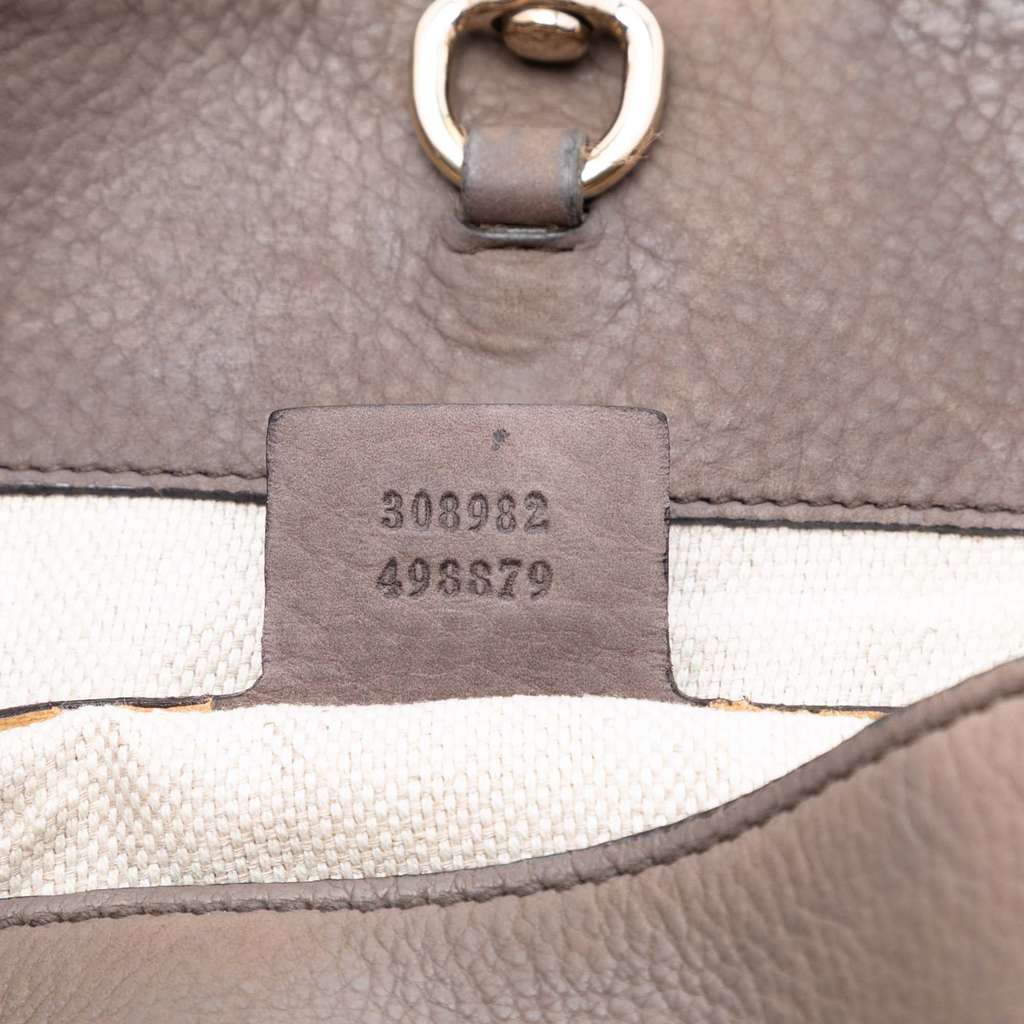 Gucci Medium Nubuck Leather Soho Chain Tote - 5