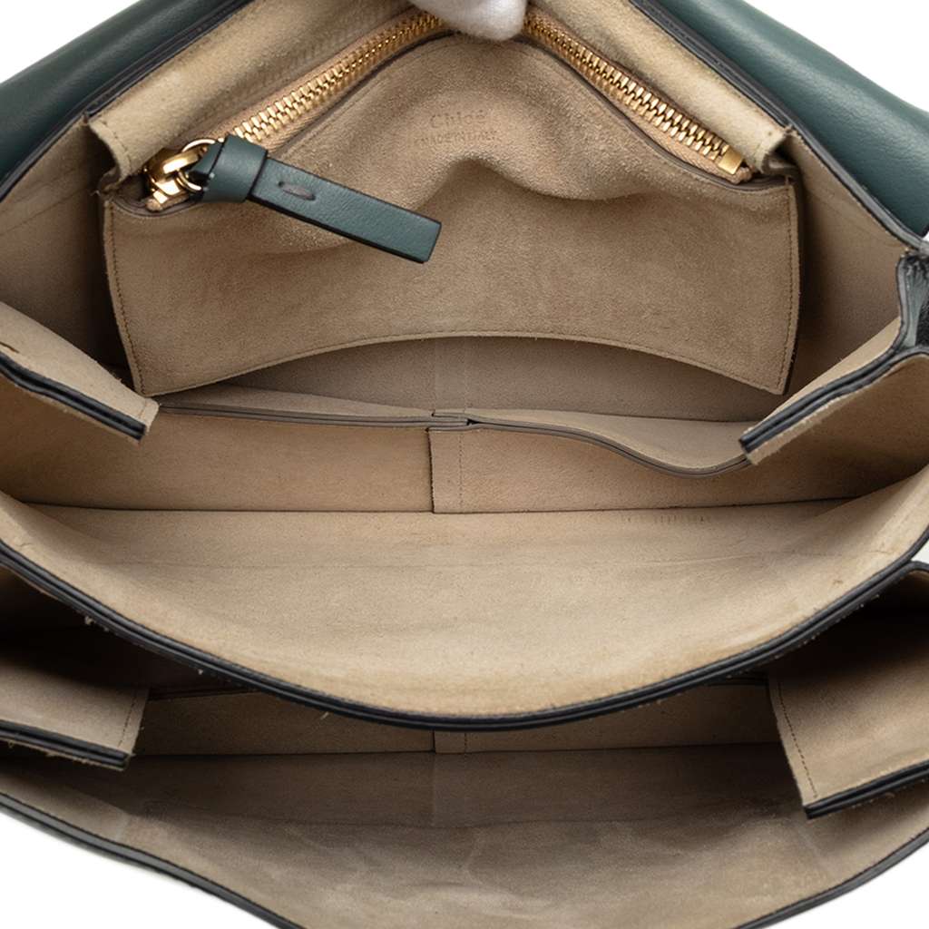 Chloé Medium Calfskin and Suede Faye Crossbody - 4