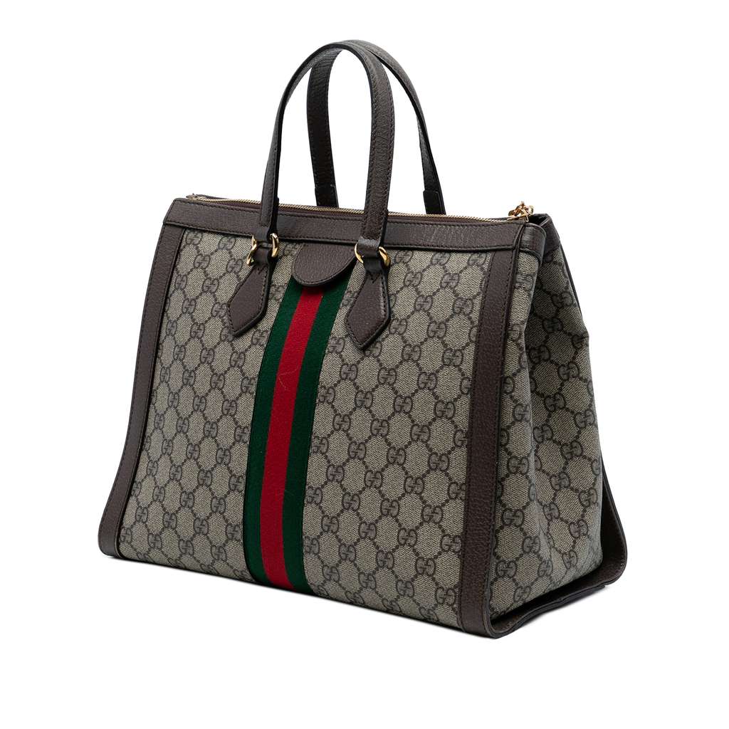 Gucci GG Supreme Ophidia Satchel - 2