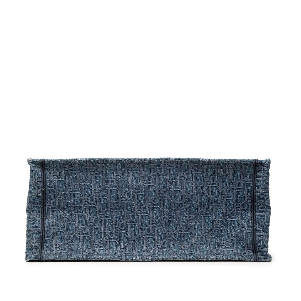 Dior Large Oblique Denim Book Tote - 3