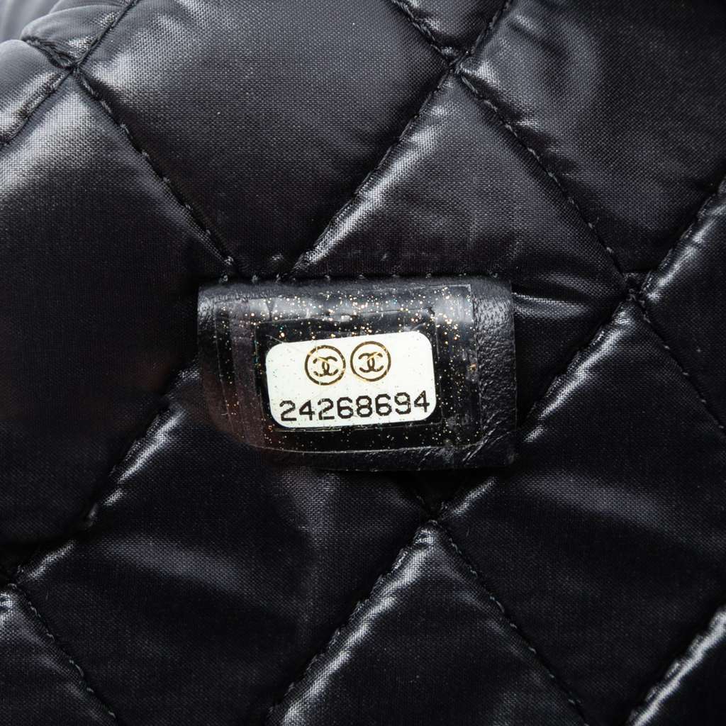 Chanel Large CC Bicolor Quilted Lambskin Clutch - 5