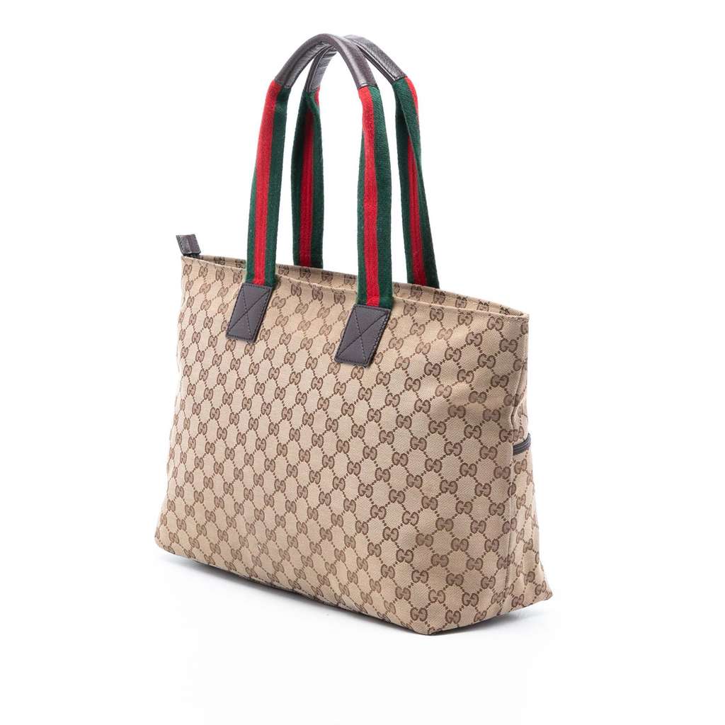 Gucci GG Canvas Web Tote - 2