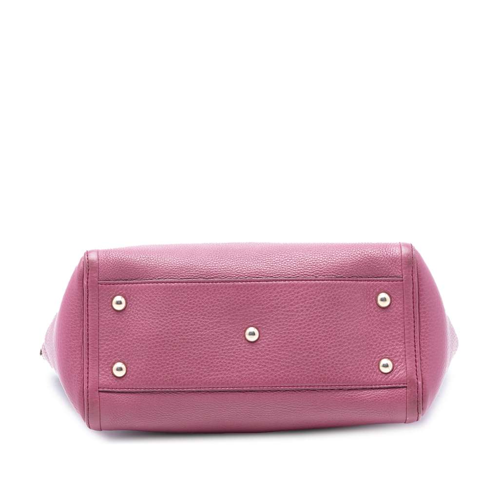 Gucci Small Pebbled Leather Soho Cellarius Satchel - 3