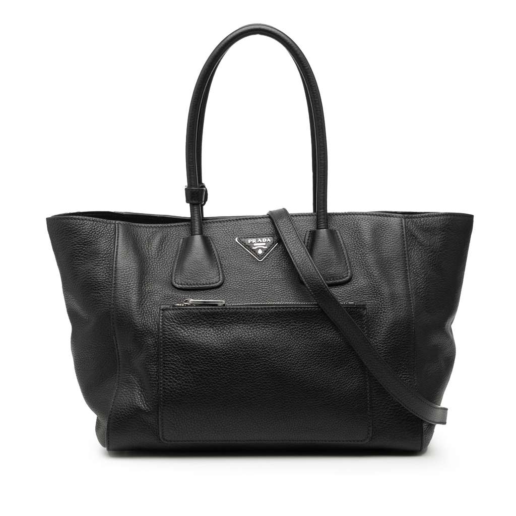 Prada Vitello Daino Shopping Tote