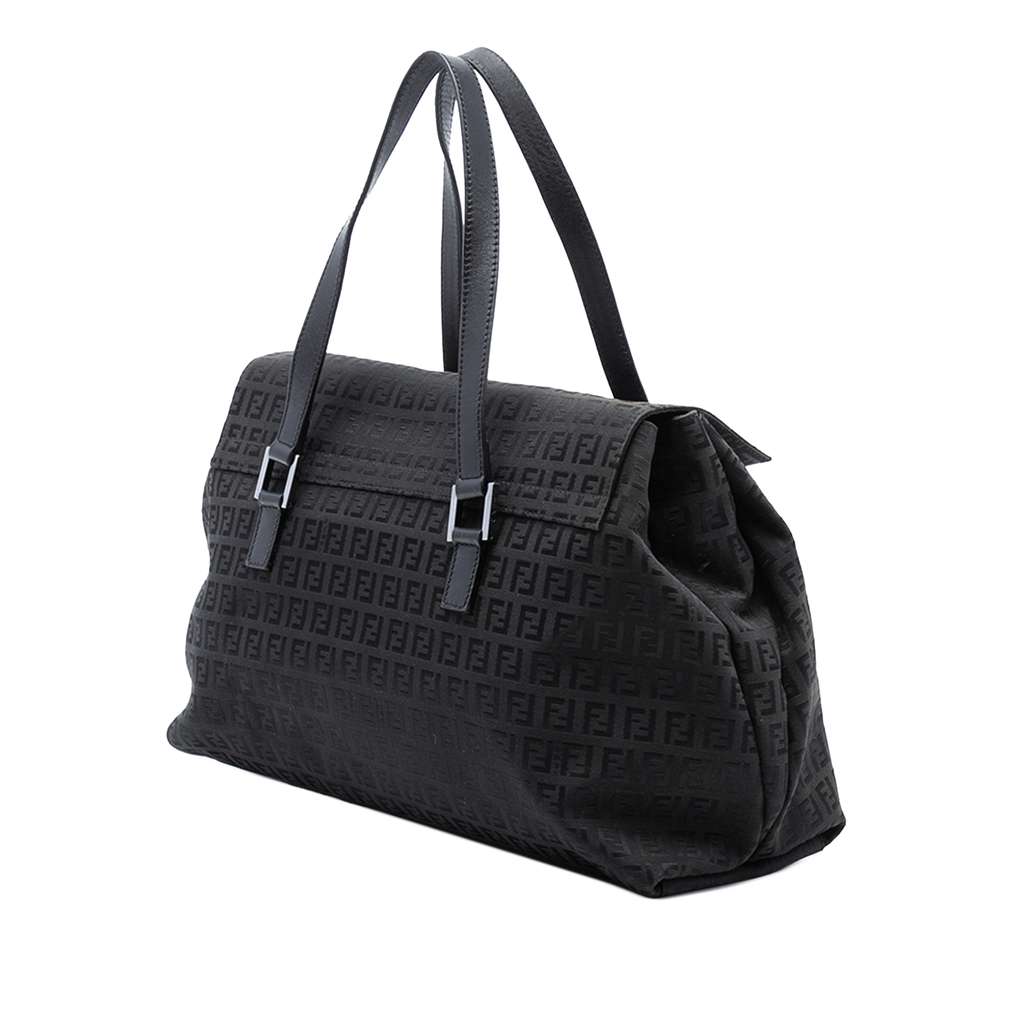 Fendi Zucchino Canvas Handbag - 2