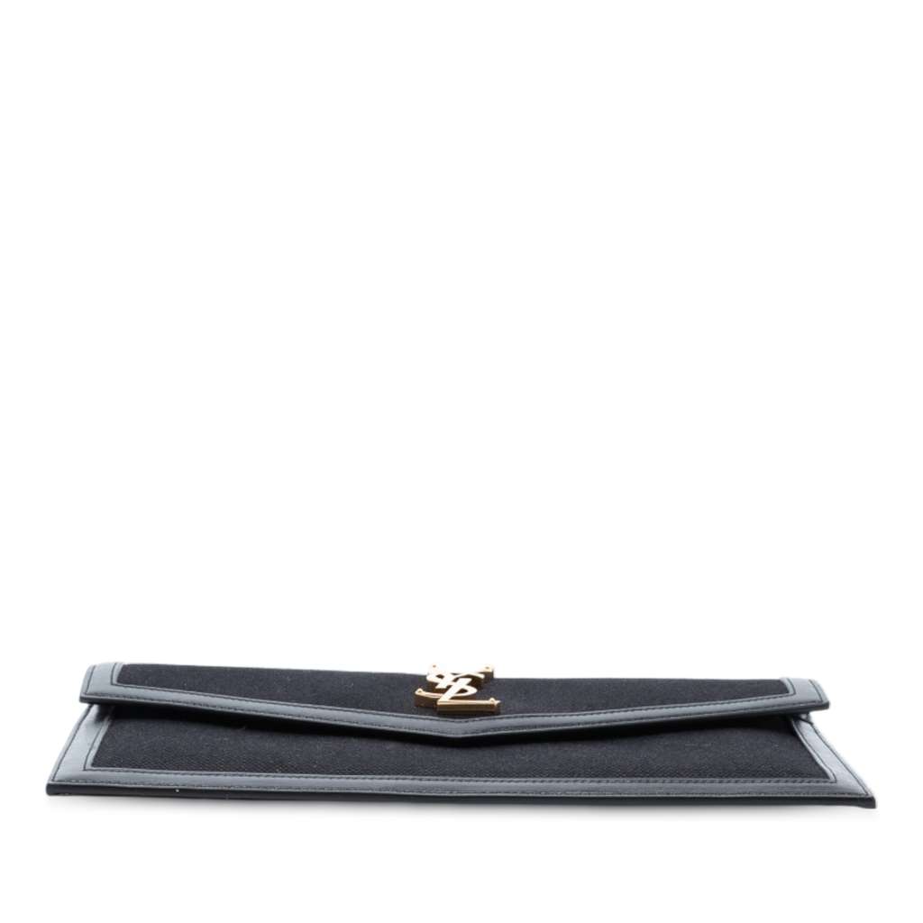Saint Laurent Canvas Monogram Uptown Pouch - 3