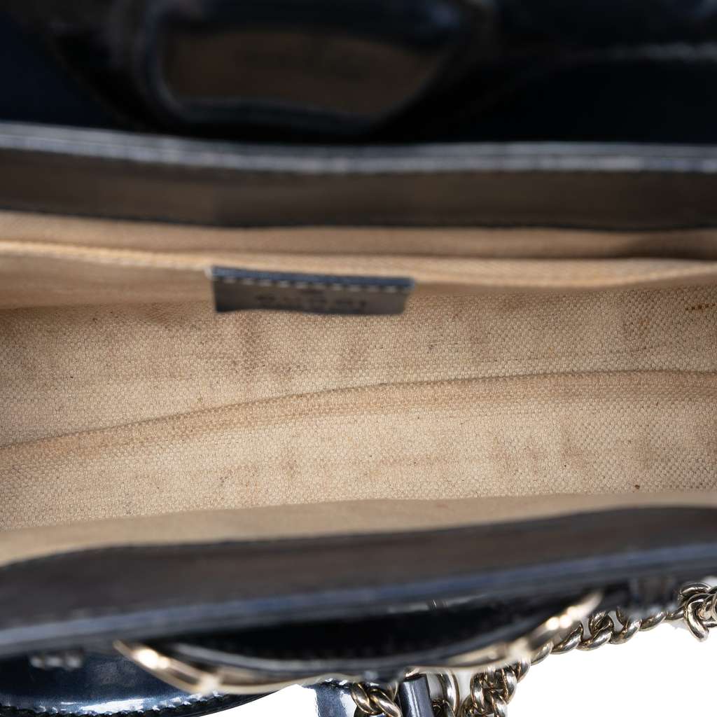 Gucci Small Guccissima Patent Emily Shoulder Bag - 4