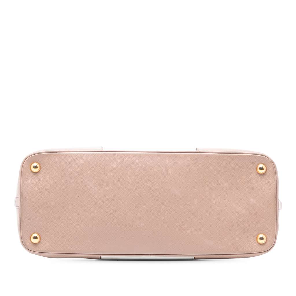 Prada Medium Bicolor Saffiano Lux Promenade Satchel - 3