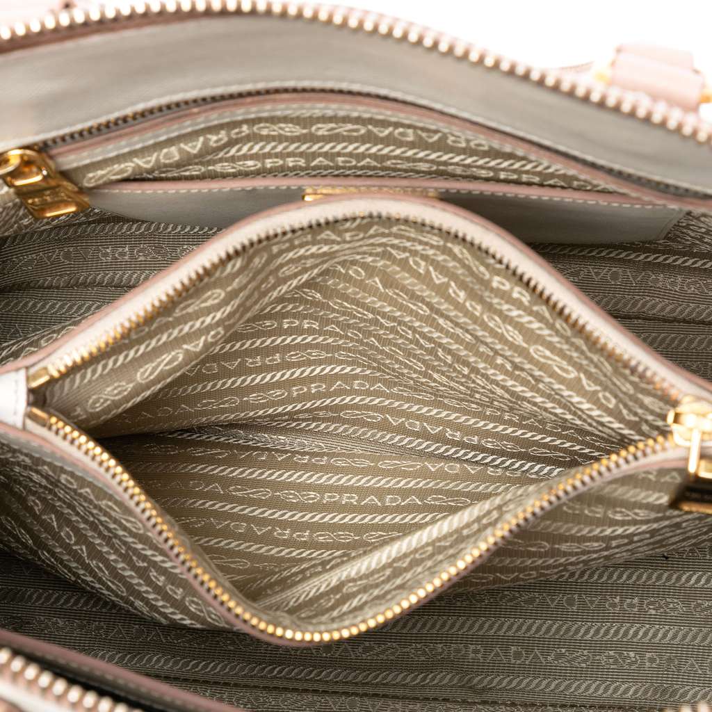Prada Medium Bicolor Saffiano Lux Promenade Satchel - 4