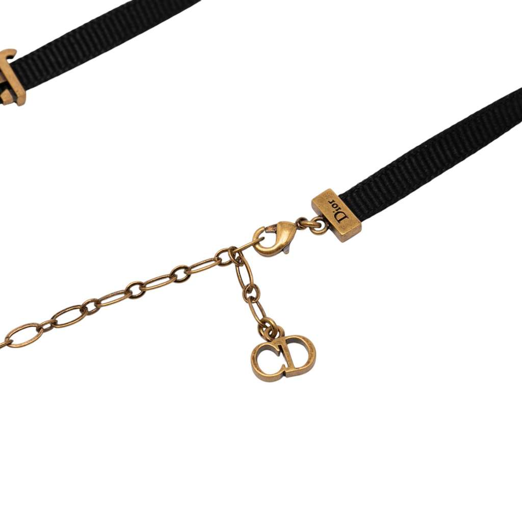 Dior Nylon Grosgrain Ribbon JAdior Choker Necklace - 4