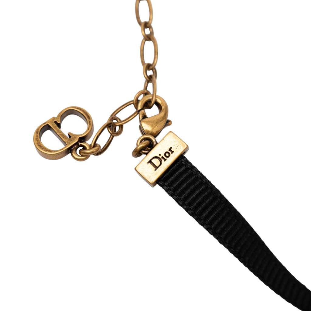 Dior Nylon Grosgrain Ribbon JAdior Choker Necklace - 5