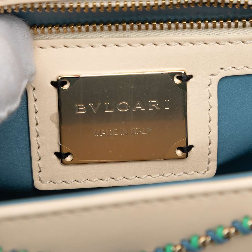 Bvlgari Leather Serpenti Forever Whipstitched Shoulder Bag - 5