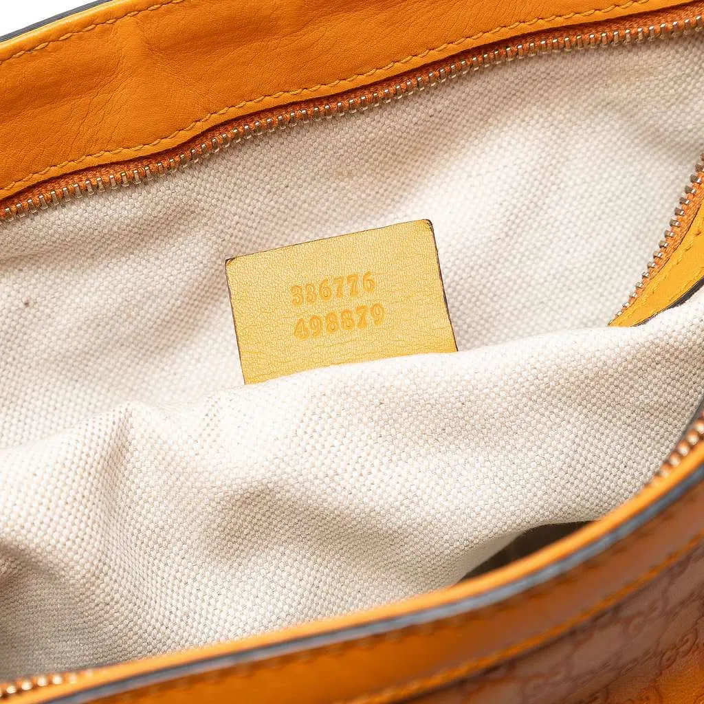 Gucci Microguccissima Nice Tote Orange Leather Very good - Box View