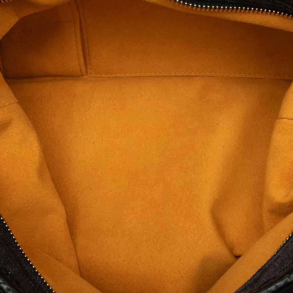 Louis Vuitton Monogram Denim Neo Cabby MM Black Denim Good - Model View