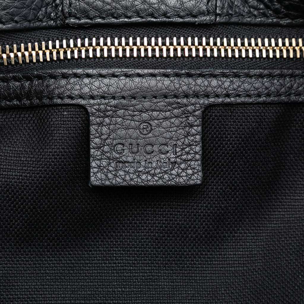 Gucci Medium Calfskin Bamboo Shopper Satchel - 5