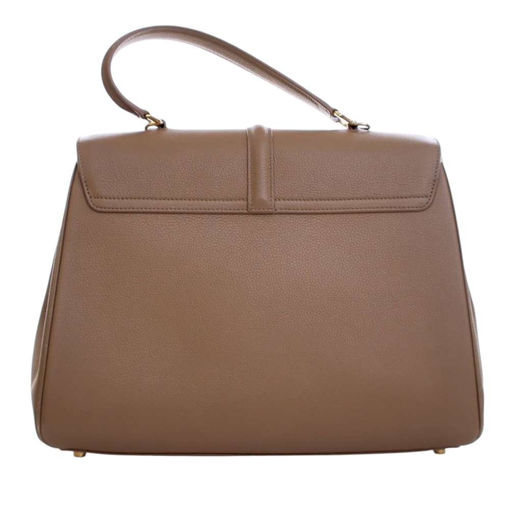 Celine Medium Leather Classique 16 Top Handle Bag - 4