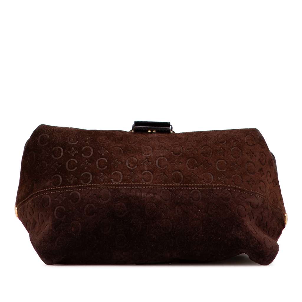Celine C Macadam Suede Crossbody - 3