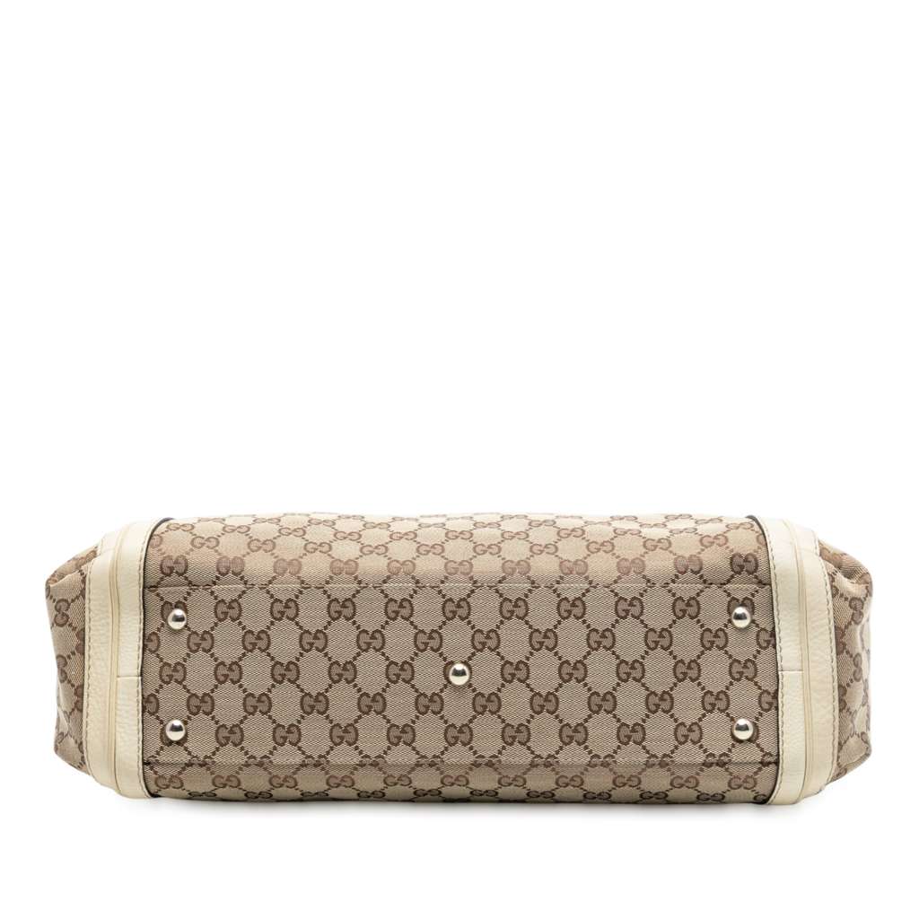 Gucci Large GG Canvas Bella Satchel - 3