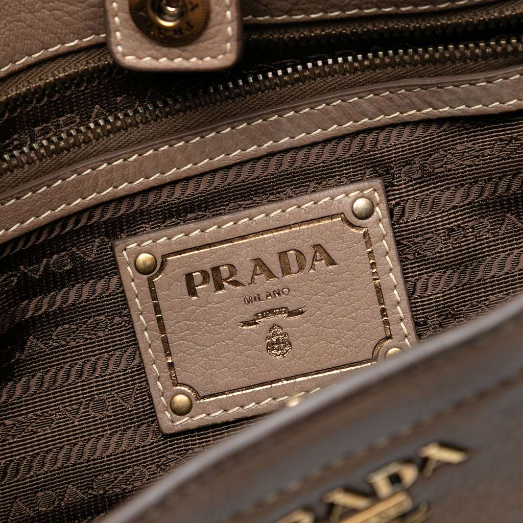 Prada Cervo Open Convertible Tote - 5