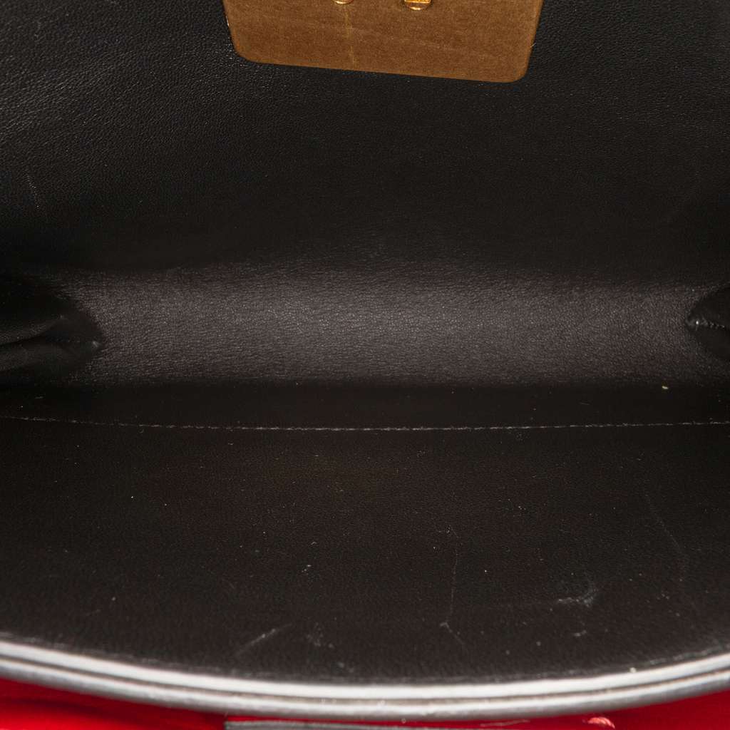 Valentino Small Watersnake Trimmed Colorblock Calfskin Vring Shoulder Bag - 4