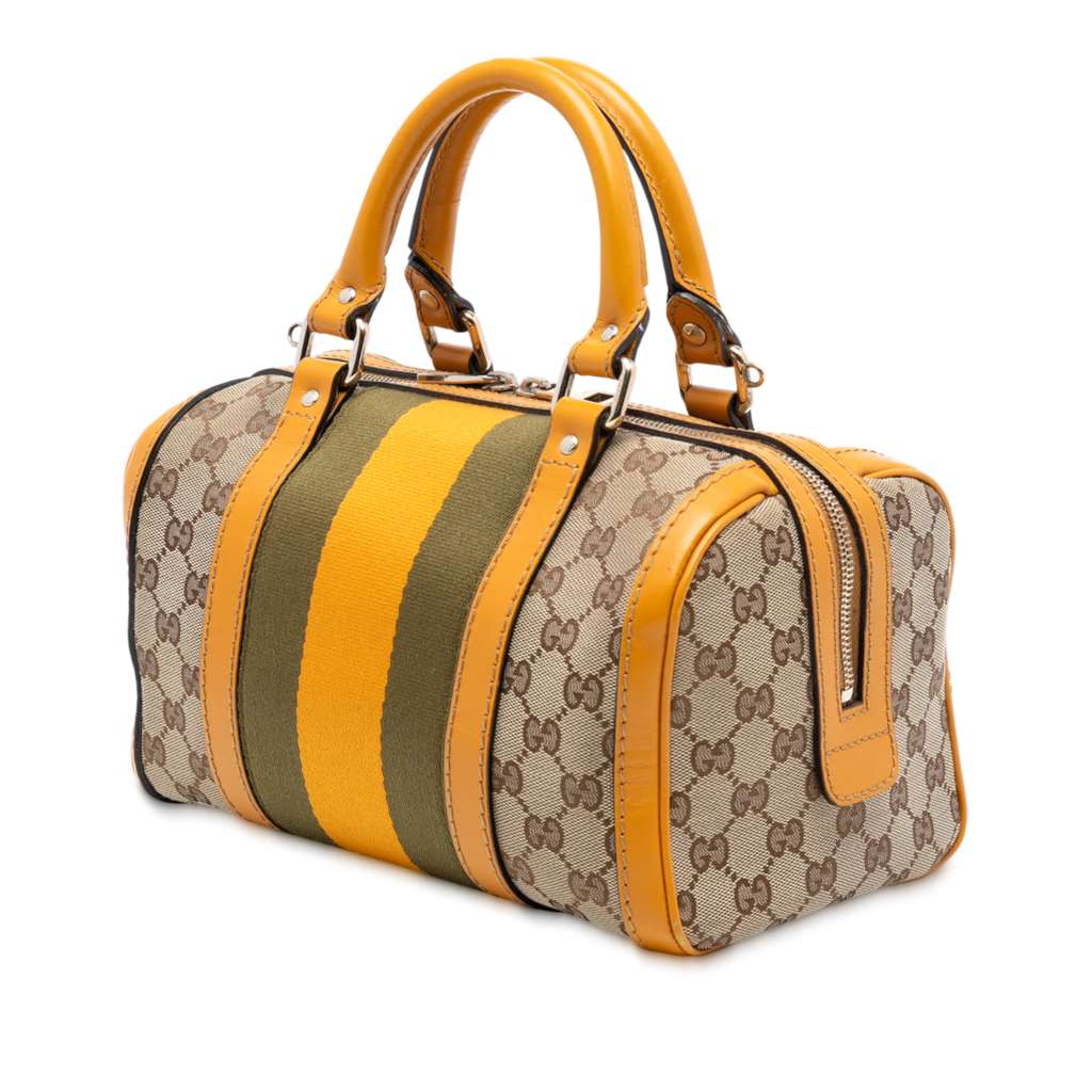 Gucci Small GG Canvas Web Joy Boston Bag - 2