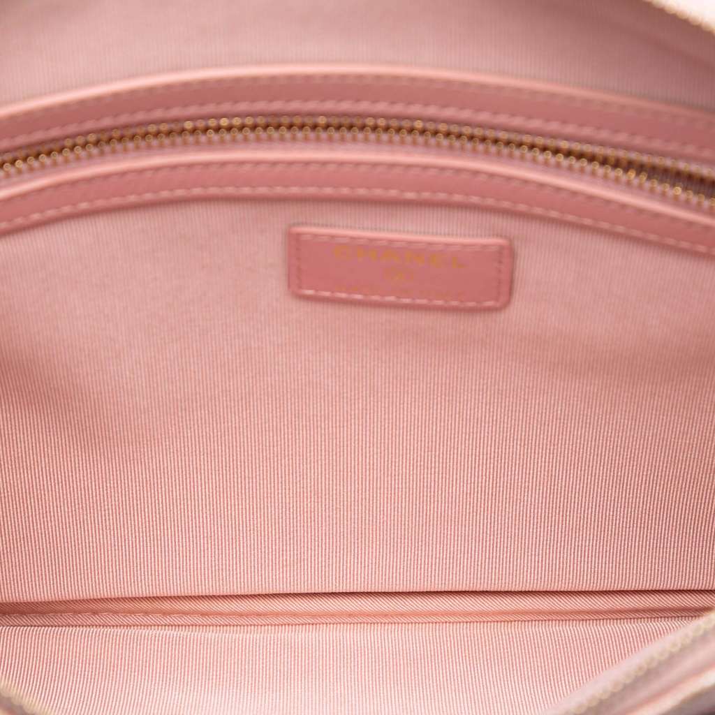 Chanel Large Quilted Iridescent Caviar Night by the C O Case Clutch - 4