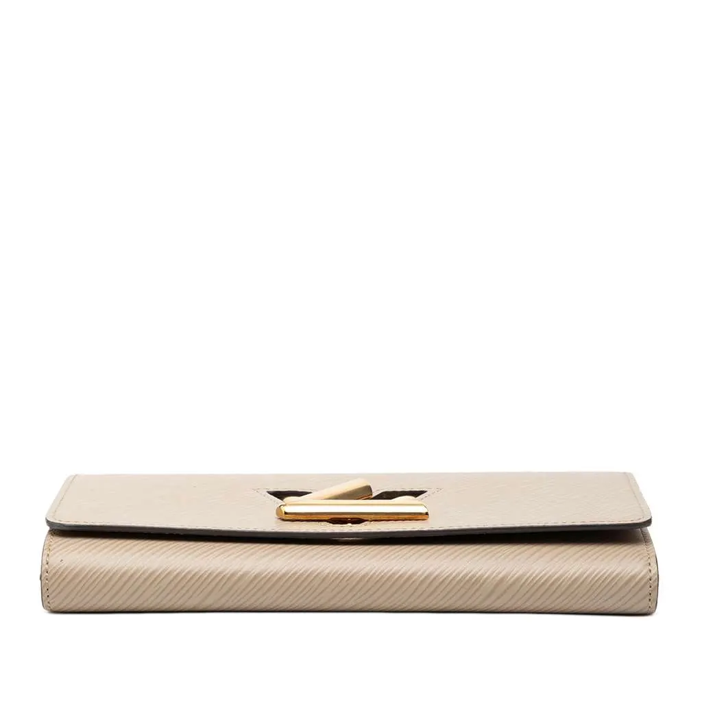 Louis Vuitton Epi Twist Long Wallet Brown Leather Good - Inside View