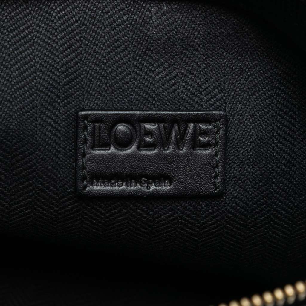Loewe Linen Embossed Patent Anagram Mechano Pin T Pouch - 5