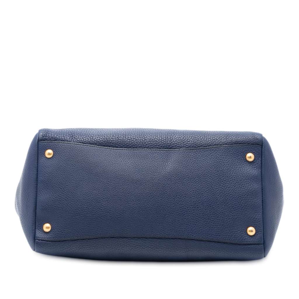 Prada Vitello Daino Front Pocket Tote - 3