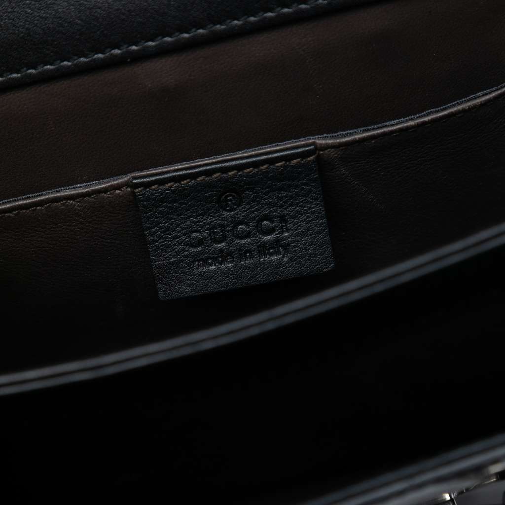 Gucci Small Polished Calfskin Interlocking G Dollar Crossbody - 4