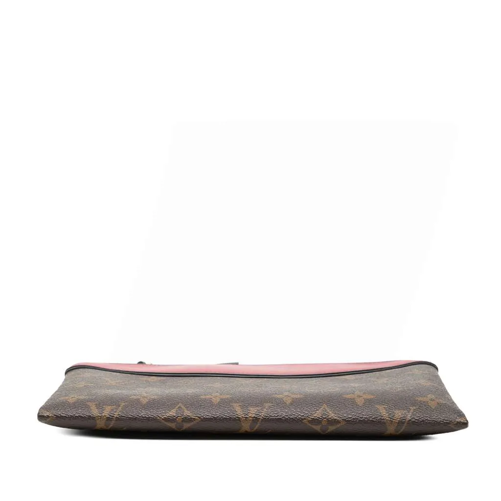 Louis Vuitton Monogram Pochette Tuileries Brown Good - Inside View
