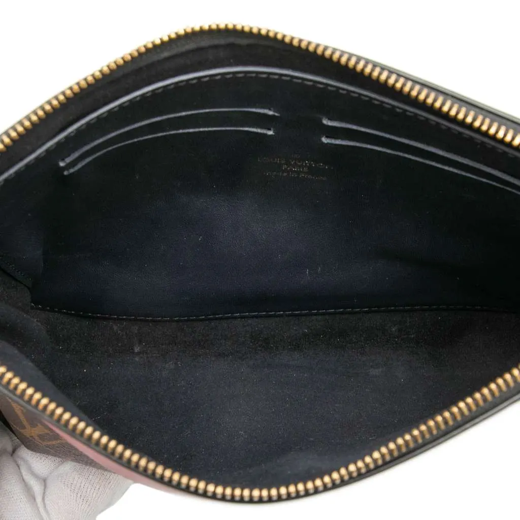 Louis Vuitton Monogram Pochette Tuileries Brown Good - Model View