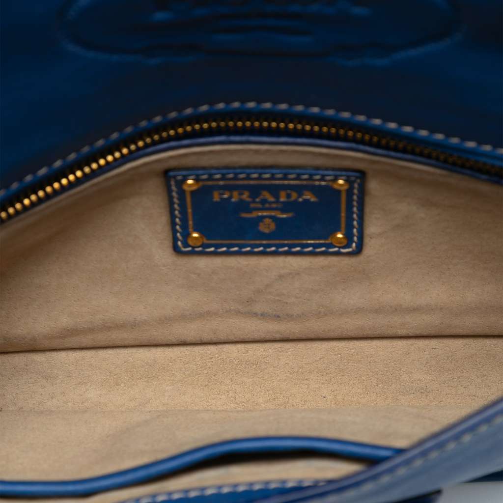 Prada City Calf Pattina Clutch - 4