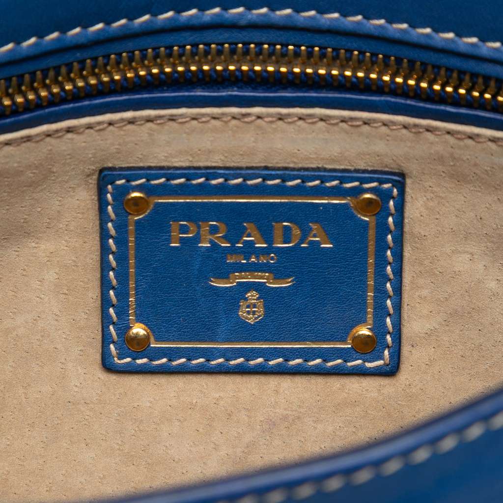 Prada City Calf Pattina Clutch - 5