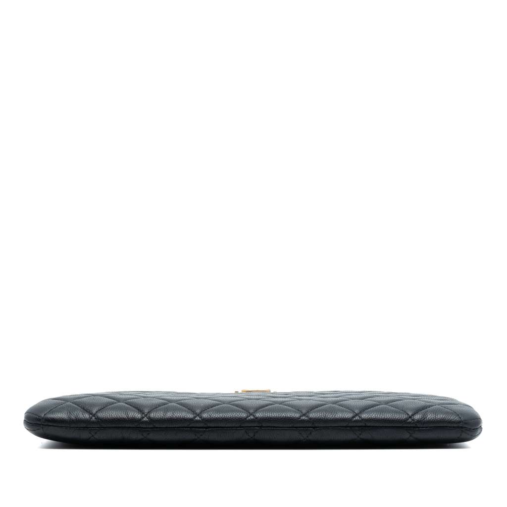 Chanel Medium Quilted Caviar Boy O Case Clutch - 3