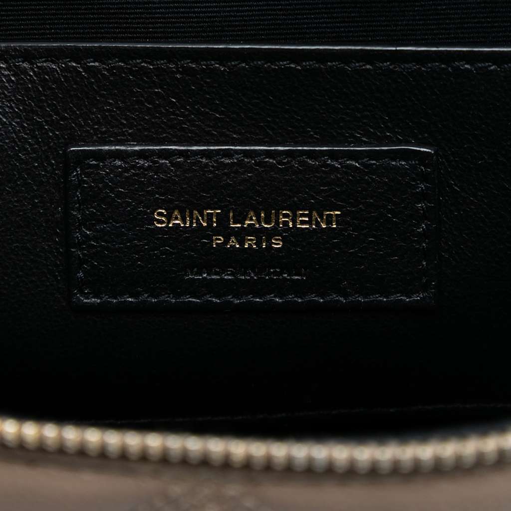 Saint Laurent Grain de Poudre Quilted 80s Vanity Bag - 5