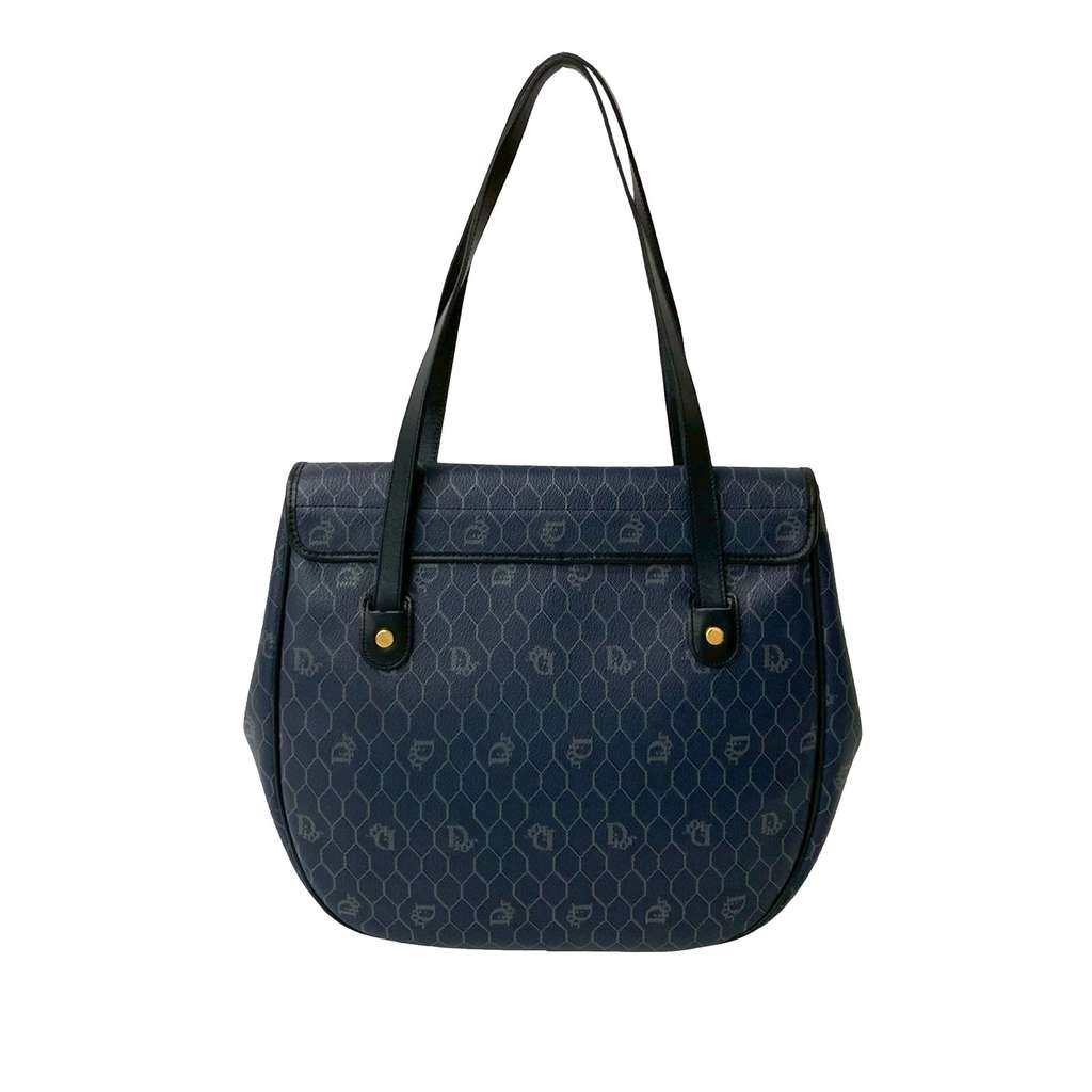 Dior Honeycomb Coated Canvas Shoulder Bag - 2