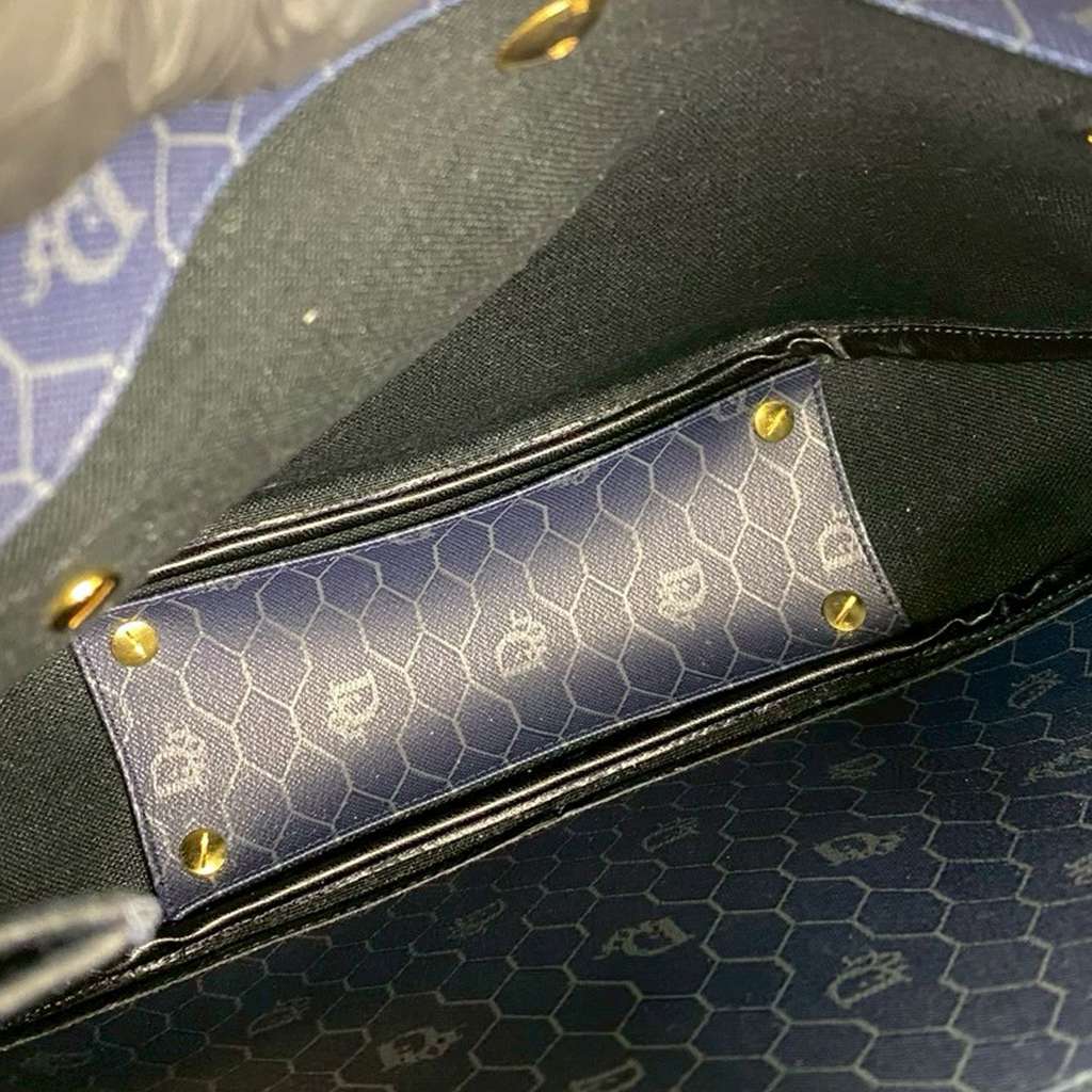 Dior Honeycomb Coated Canvas Shoulder Bag - 3