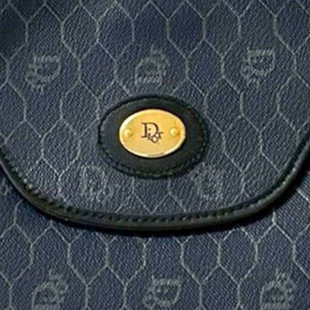 Dior Honeycomb Coated Canvas Shoulder Bag - 5
