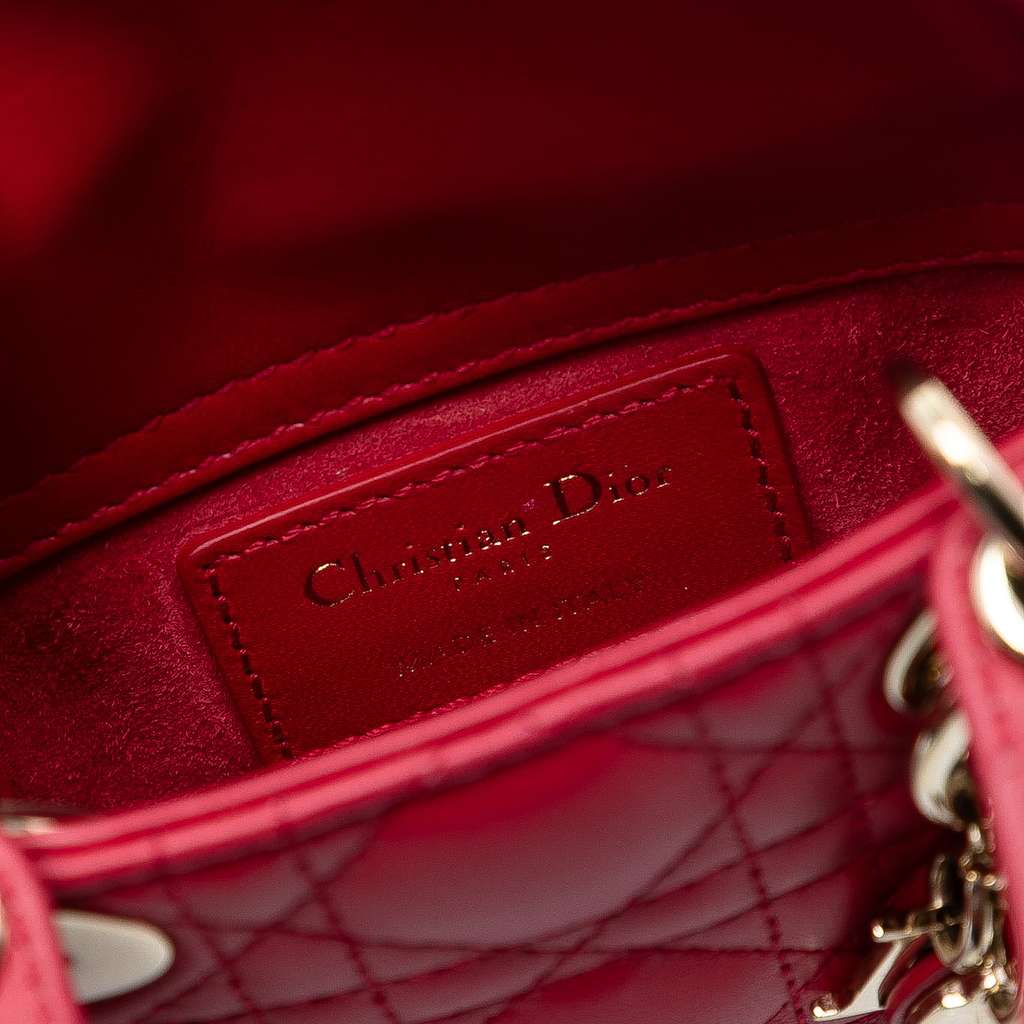 Dior Micro Lambskin Cannage Lady Dior - 4