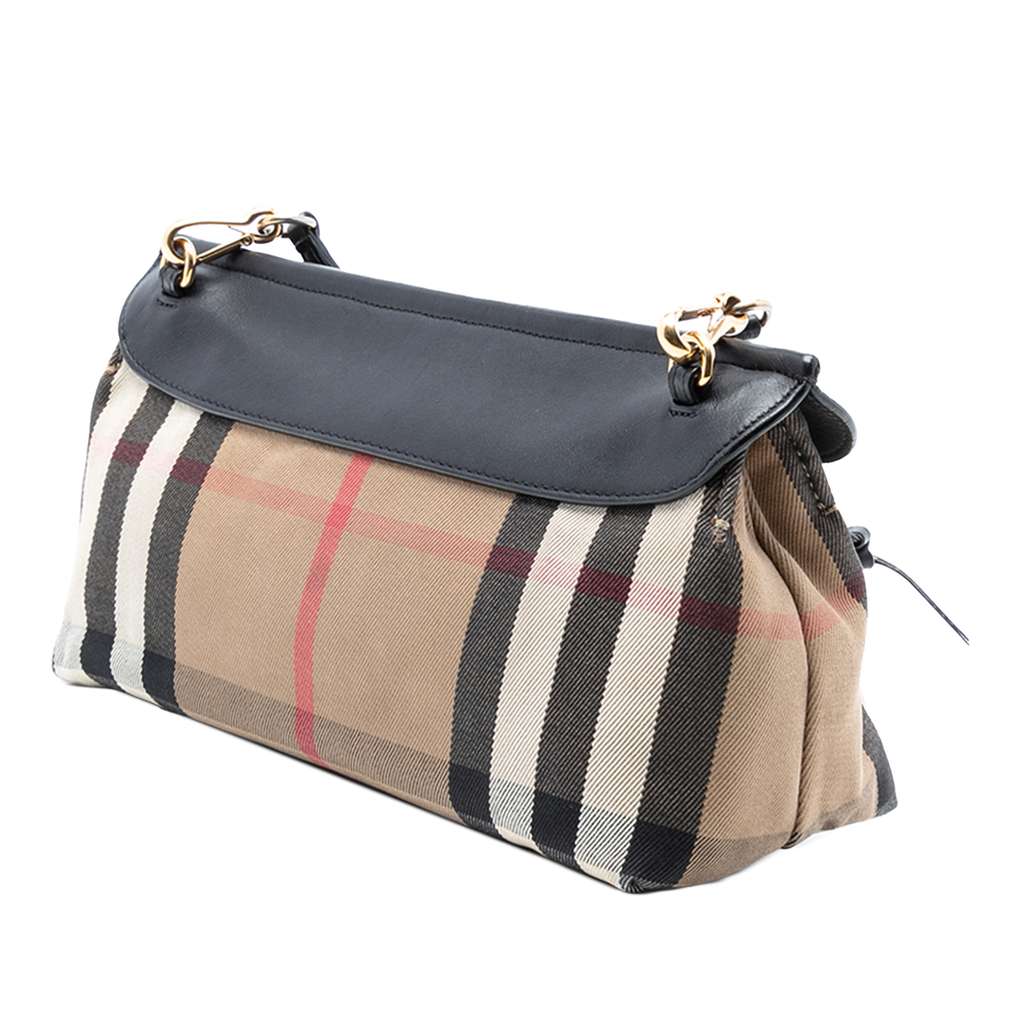 Burberry House Check Canvas and Leather Crossbody - 2