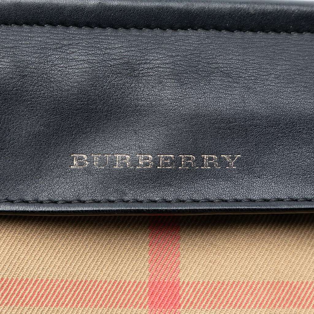 Burberry House Check Canvas and Leather Crossbody - 5