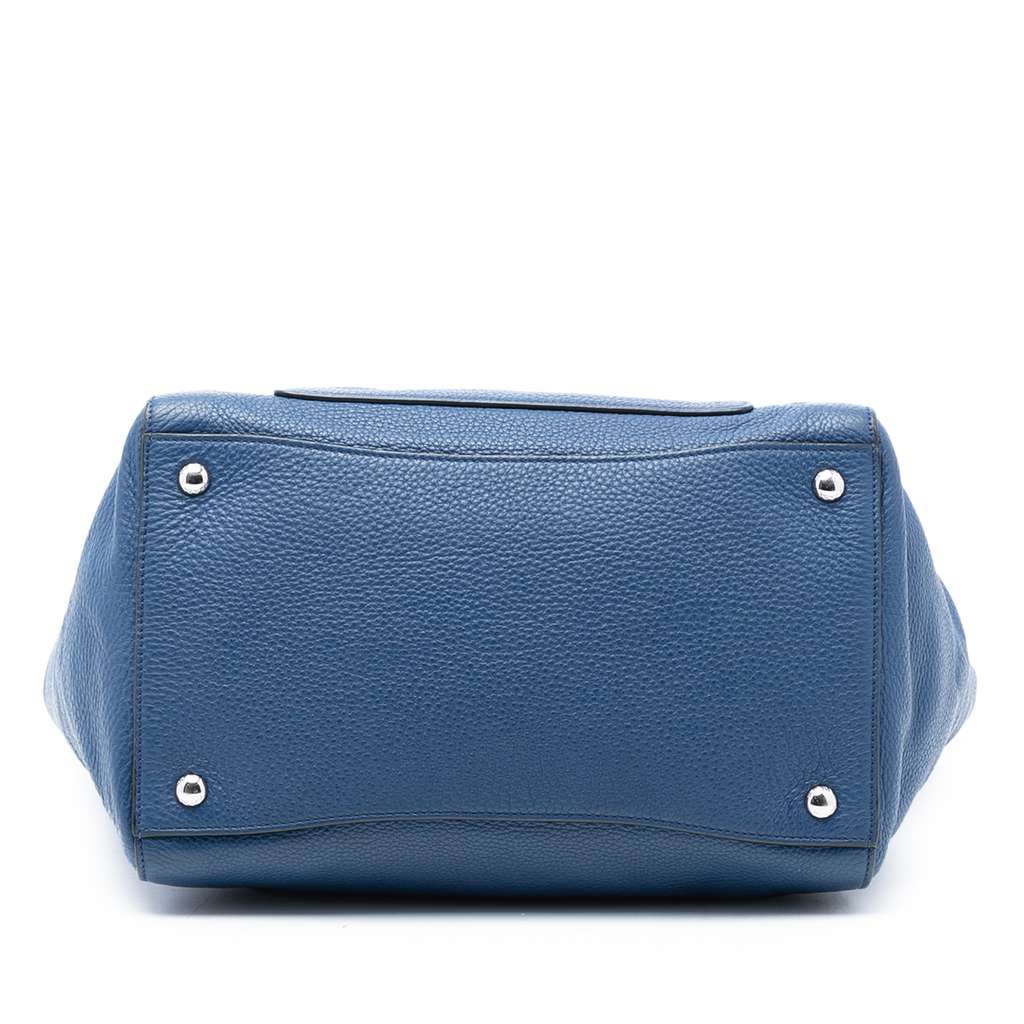 Prada Vitello Daino Front Pocket Open Convertible Tote - 3