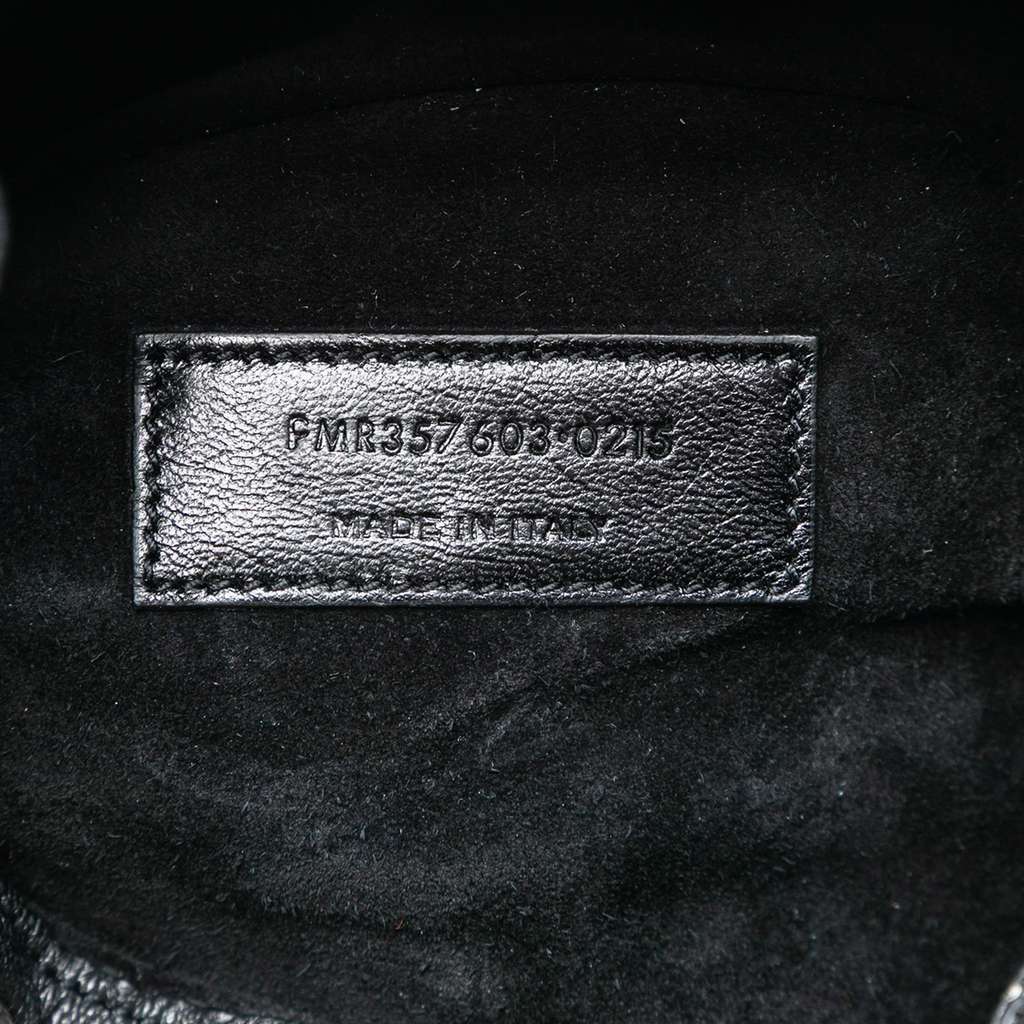 Saint Laurent Small Star Studded Calfskin Emmanuelle Bucket Bag - 5